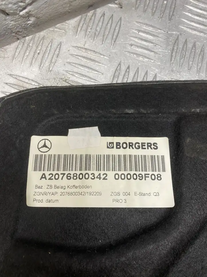 Mercedes-Benz E C207 W207 (2009 - 2017) A2076800342 Коврик багажника — фото 3
