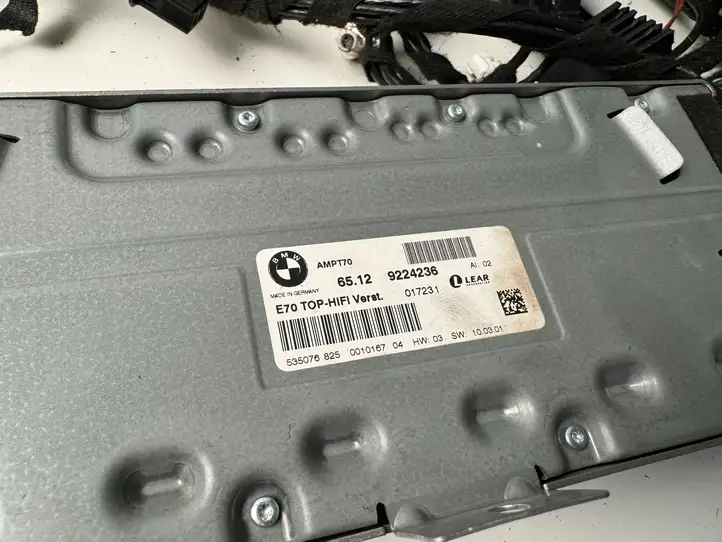 BMW X5 E70 (2006 - 2013) 9141501 Комплект аудиосистемы — фото 3