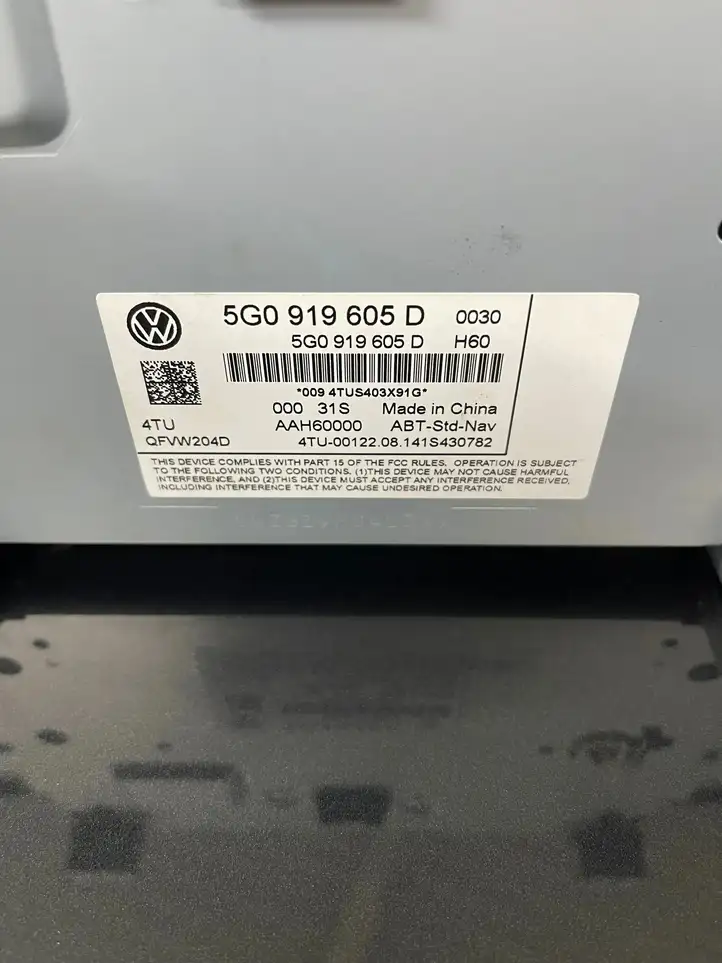 Volkswagen Golf VII (2013 - 2019) 5G0919605D Магнитола / мультимедийная система — фото 4