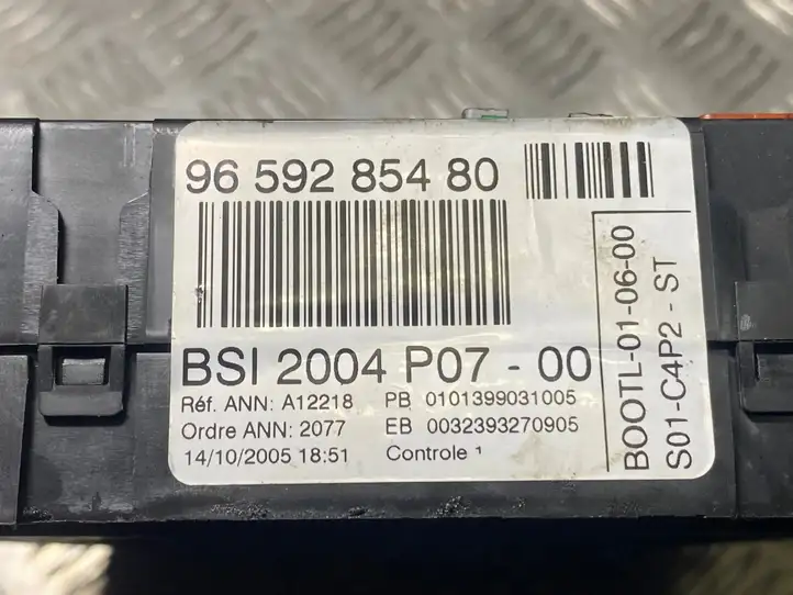 Citroen C3 (2002 - 2009) 9659285480 Модуль комфорта — фото 7