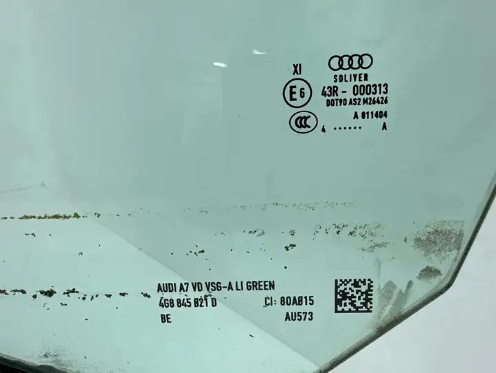 Audi A7 S7 4G (2014 - 2018) 4G8845021D Стекло передней двери — фото 2