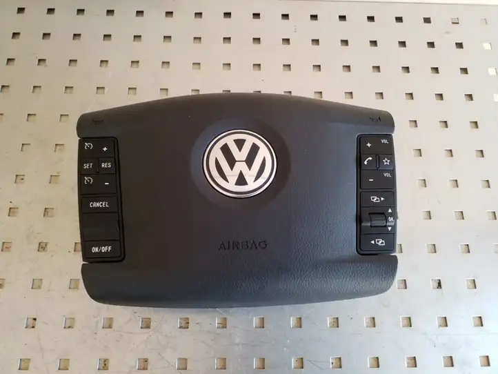 Volkswagen Touareg I (2002 - 2010) 7L6880201EH Подушка безопасности руля — фото 1