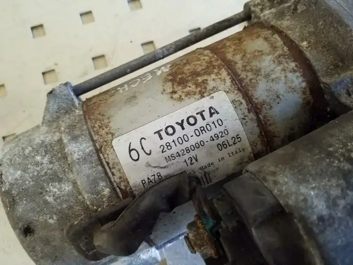 Toyota Avensis T270 (2009 - 2012) 281000R010 Стартер — фото 2