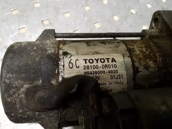 Toyota RAV 4 (XA30) (2006 - 2016) 281000R010 Стартер — фото 4