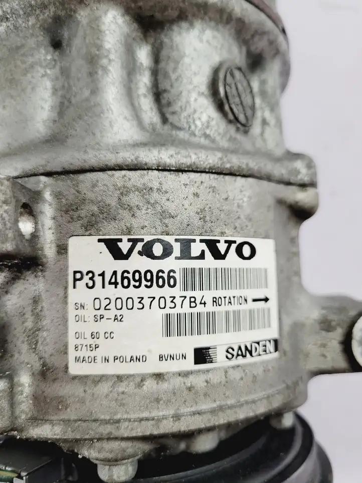 Volvo S90, V90 (2016 - 2020) 31469966 Компрессор (насос) кондиционера воздуха — фото 4