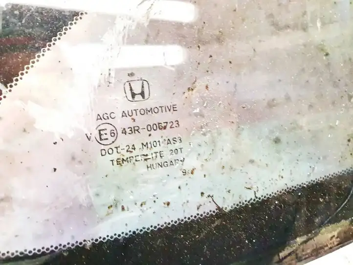 Honda CR-V (2006 - 2009) dot24m101as3 Заднее боковое стекло — фото 2