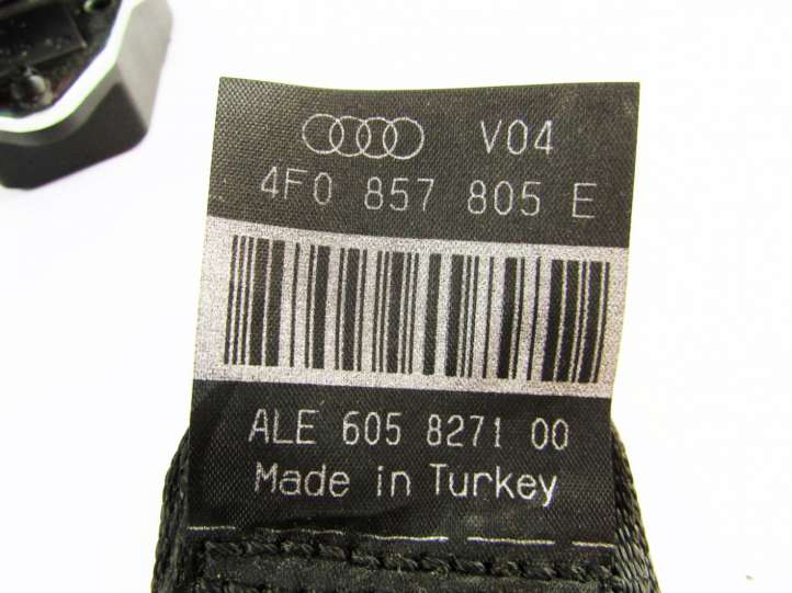 4F0857805E Audi A6 S6 C6 4F Saugos diržas galinis