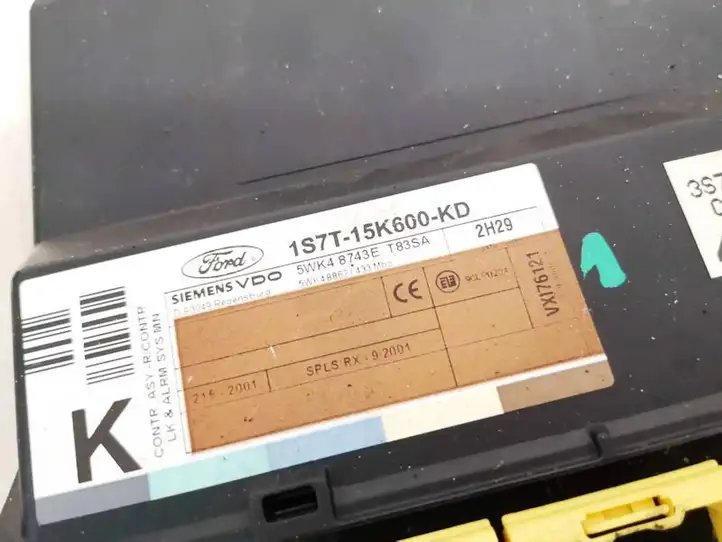 Ford Mondeo Mk III (2000 - 2007) 1s7t15k600kd Модуль комфорта — фото 2