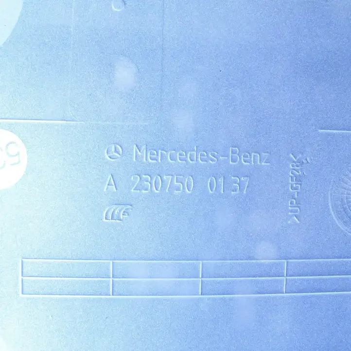 Mercedes-Benz SL R230 (2001 - 2012) A2307500137 Рамка номера — фото 6