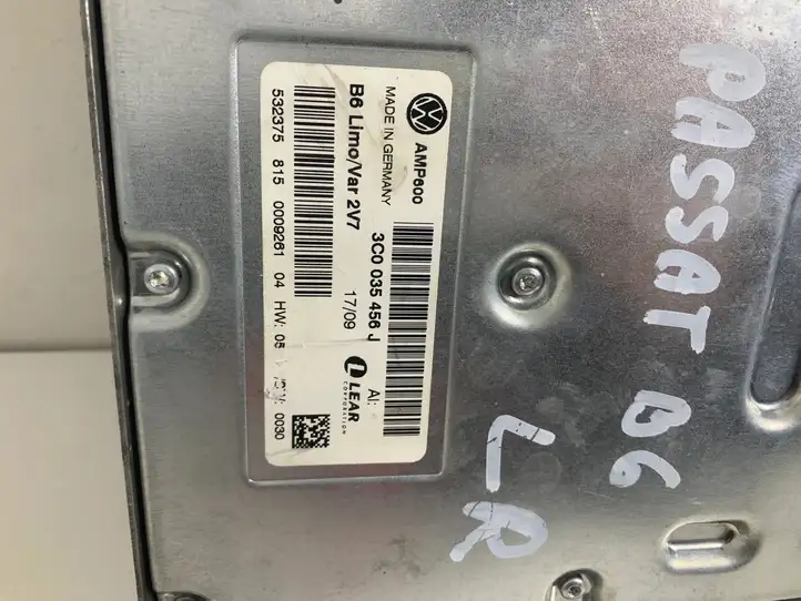 Volkswagen PASSAT B6 (2005 - 2010) 3C0035456J Усилитель звука — фото 4