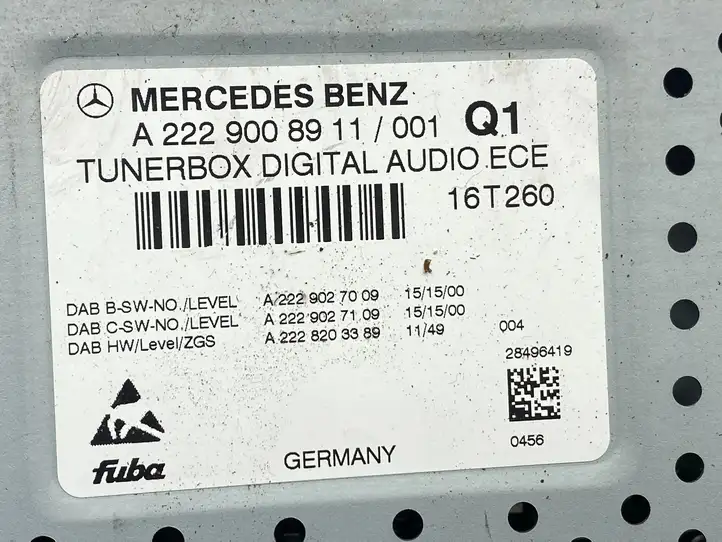 Mercedes-Benz GLC X253/C253 (2015 - ) A2229008911 Усилитель звука — фото 10
