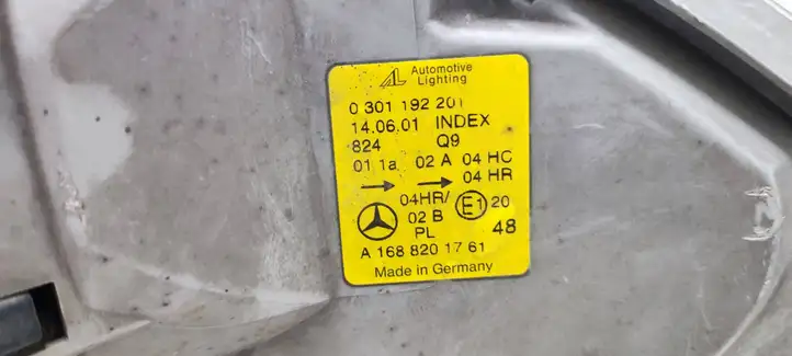 Mercedes-Benz A W168 (1997 - 2004) 0301192201 Передняя фара — фото 2