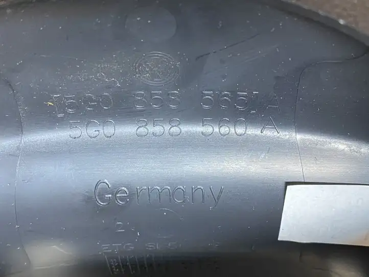 Volkswagen Golf VII (2013 - 2019) 5G0858565 Обшивка рулевой колонки — фото 4