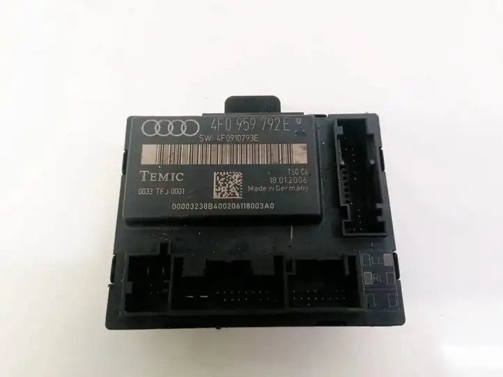 Audi A6 S6 C6 4F (2004 - 2008) 4F0910793E Блок управления дверью — фото 1