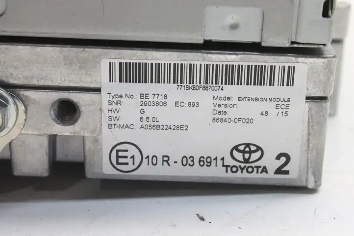 Toyota Verso (2012 - 2015) 861400F100 Магнитола / мультимедийная система — фото 8