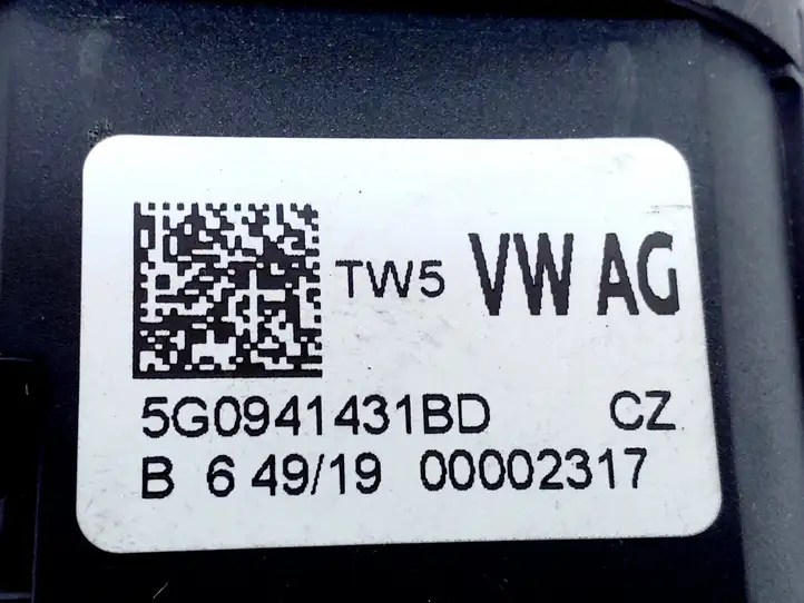 Volkswagen Golf VII (2013 - 2019) 5G0941431BD Включатель фонарей — фото 4