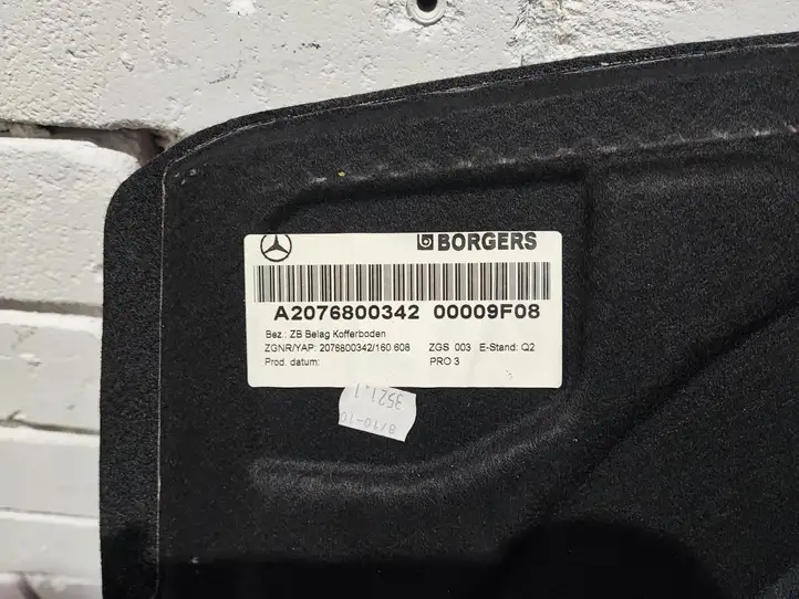 Mercedes-Benz E C207 W207 (2009 - 2017) A2076800342 Коврик багажника — фото 3