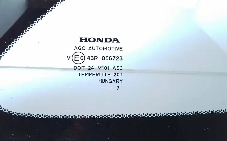 Honda CR-V (2006 - 2009) 43R006723 Заднее боковое стекло — фото 3
