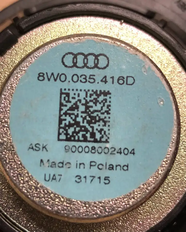 Audi A4 S4 B8 8K (2011 - 2015) 8W0035416D Динамик панели приборов — фото 4