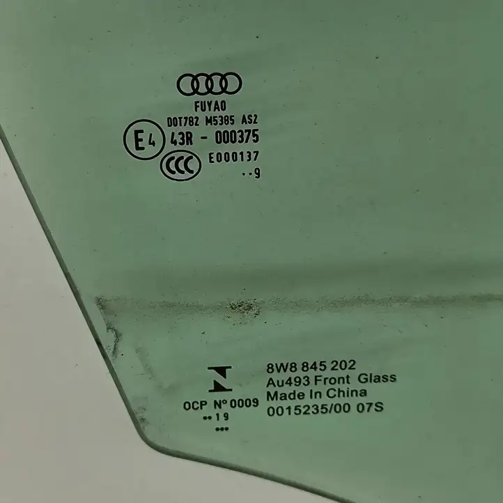 Audi A5 (2016 - ) 8W8845202 Стекло передней двери — фото 6