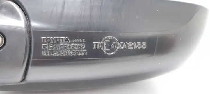 Toyota Corolla Verso E121 (2001 - 2004) E4012153 Боковое зеркало с электроприводом — фото 2