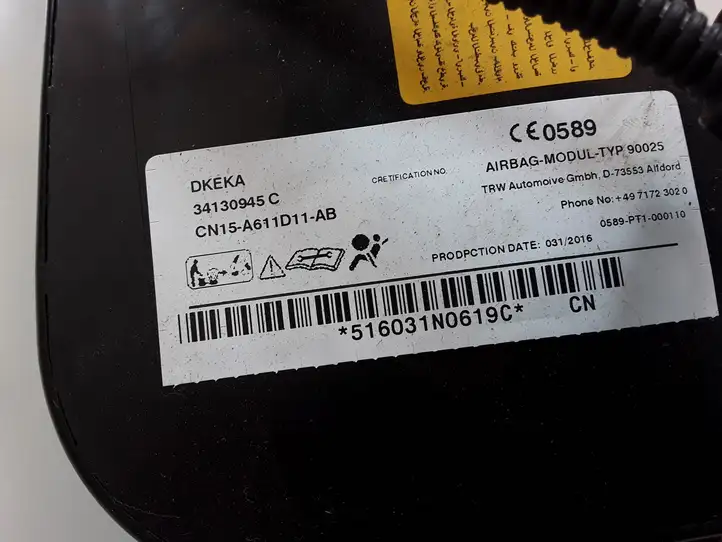 Ford Ecosport (2013 - 2018) CN15A611D11AB Подушка безопасности сиденья — фото 2