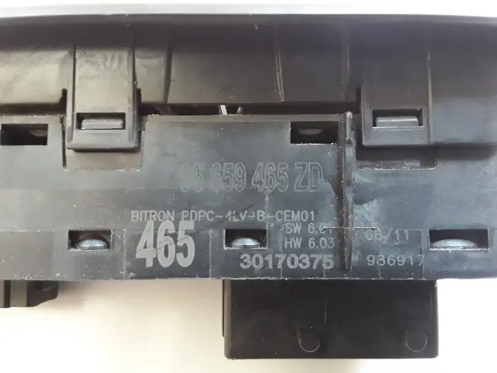 Peugeot 508 (2010 - 2014) 96659465ZD Блок кнопок стеклоподъемников — фото 2