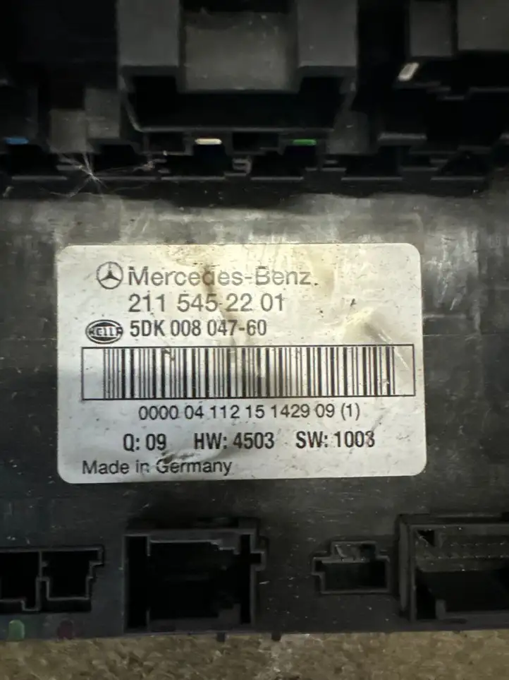 Mercedes-Benz E W211 (2002 - 2009) 2115452201 Модуль комфорта — фото 3
