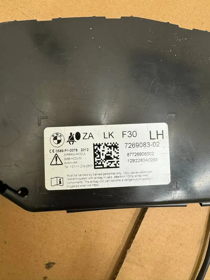 BMW 3 F30 F35 F31 (2012 - 2018) 7269083 Боковая подушка безопасности (стойка) — фото 3