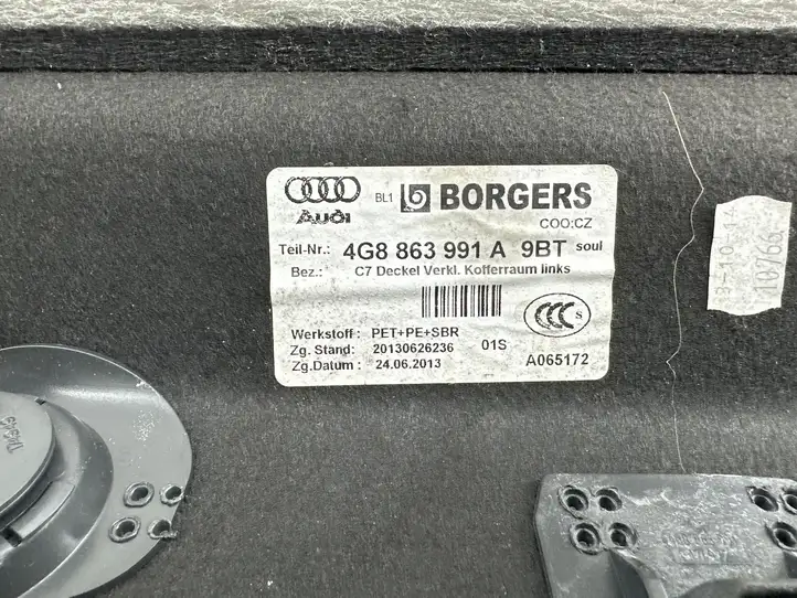 Audi A7 S7 4G (2014 - 2018) 4G8863991A Боковая обшивка багажника — фото 4