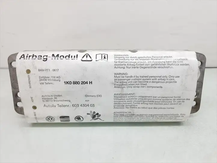 Skoda Octavia Mk2 (1Z) (2004 - 2013) 1K0880204H Подушка безопасности пассажира — фото 1
