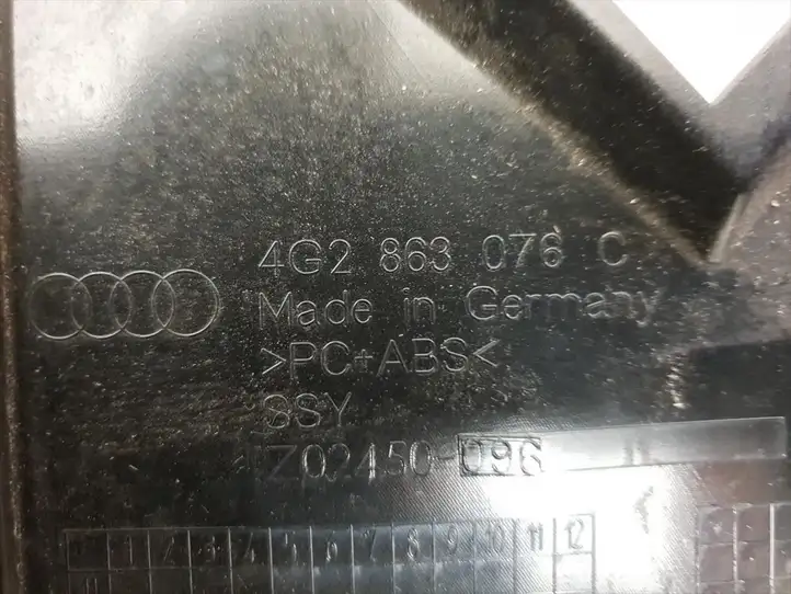 Audi A7 S7 4G (2014 - 2018) 4G2863076C Нижняя отделка панели приборов — фото 6