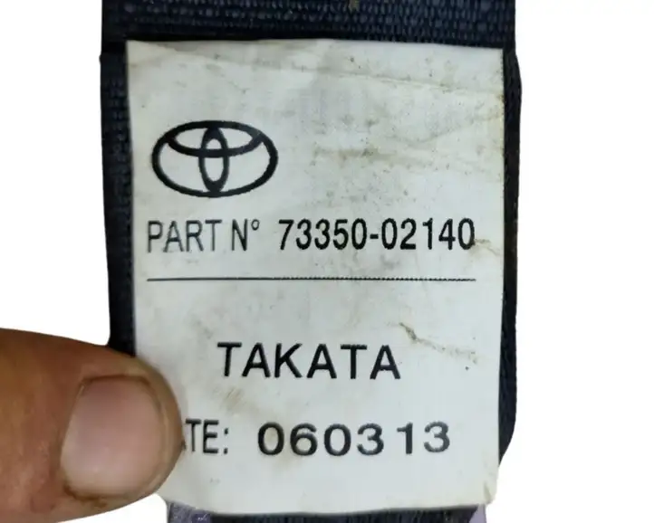 Toyota Auris E180 (2012 - 2018) 7335002140 Центральный ремень безопасности — фото 7