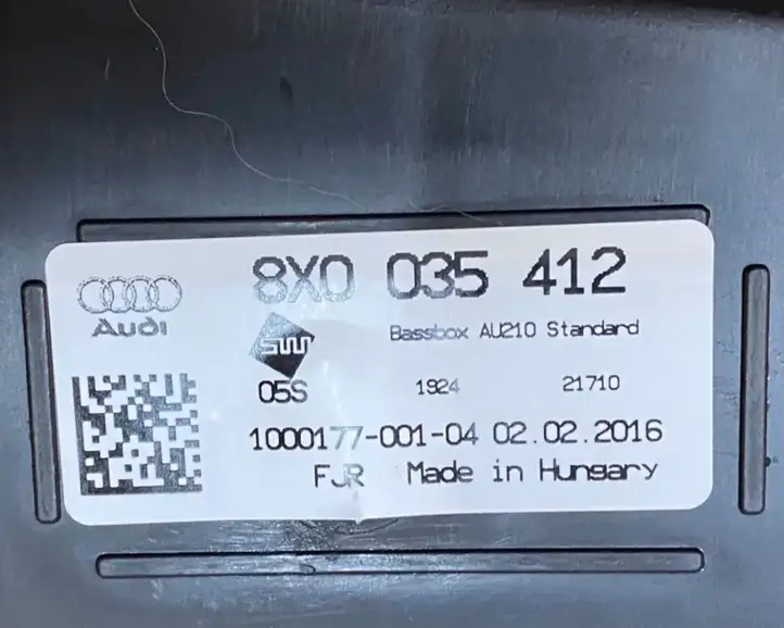 Audi S1 (2014 - 2019) 8X0035412 Сабвуфер — фото 4