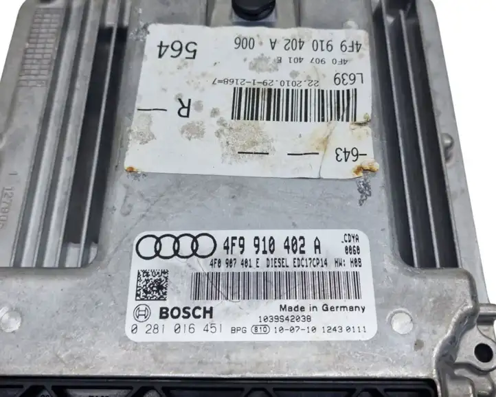 Audi A6 Allroad C6 (2008 - 2011) 4F9910402A Блок управления двигателем (ЭБУ) — фото 5