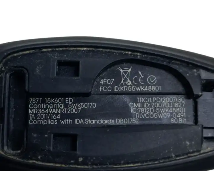 Ford S-MAX (2010 - 2015) 7S7T15K601ED Ключ зажигания — фото 5