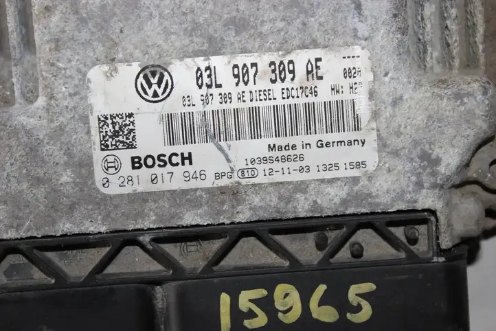 Volkswagen PASSAT B7 (2011 - 2014) 03L907309AE Блок управления двигателем (ЭБУ) — фото 3