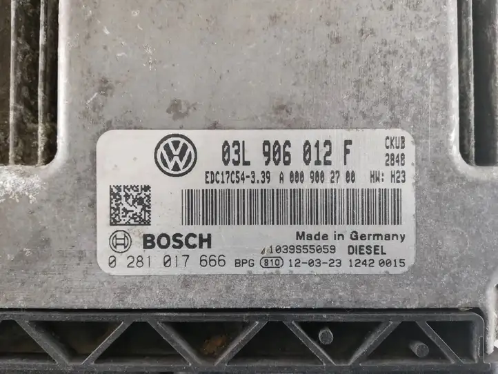 Volkswagen Crafter (2006 - 2016) 03L906012F Блок управления двигателем (ЭБУ) — фото 4