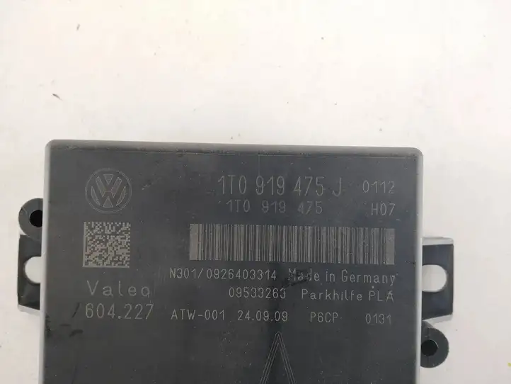 Volkswagen Golf VI (2009 - 2013) 1T0919475J Блок управления парктрониками — фото 4