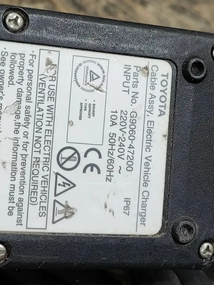 Toyota Prius Prime (2017 - ) G906047200 Кабель для зарядки электромобилей — фото 2