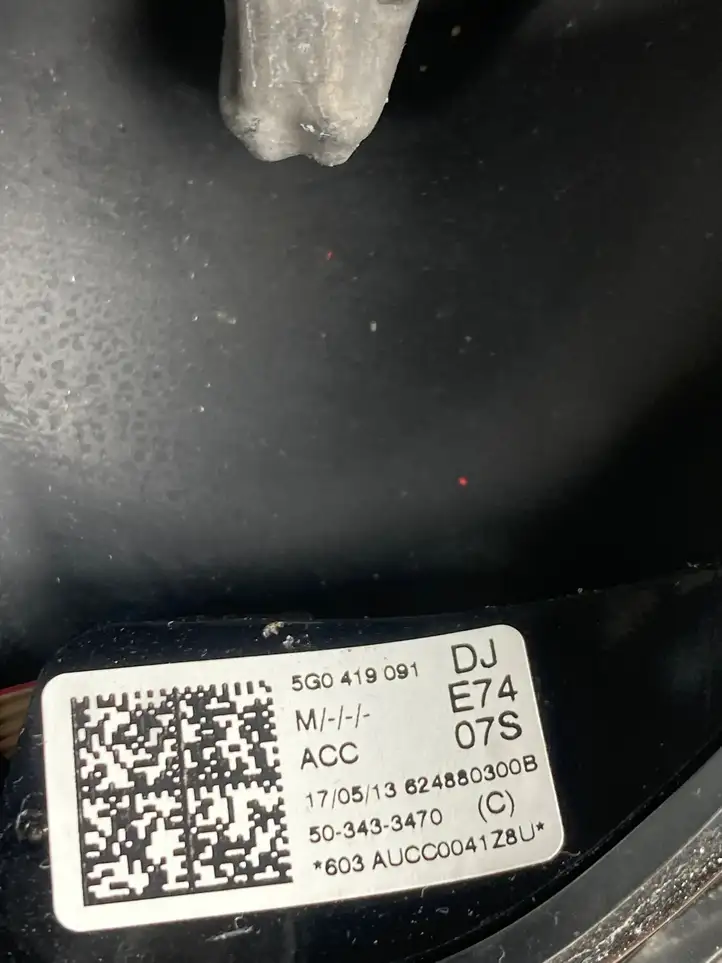 Volkswagen Golf VII (2013 - 2019) 5G0959442K Кнопки на рулевом колесе — фото 3