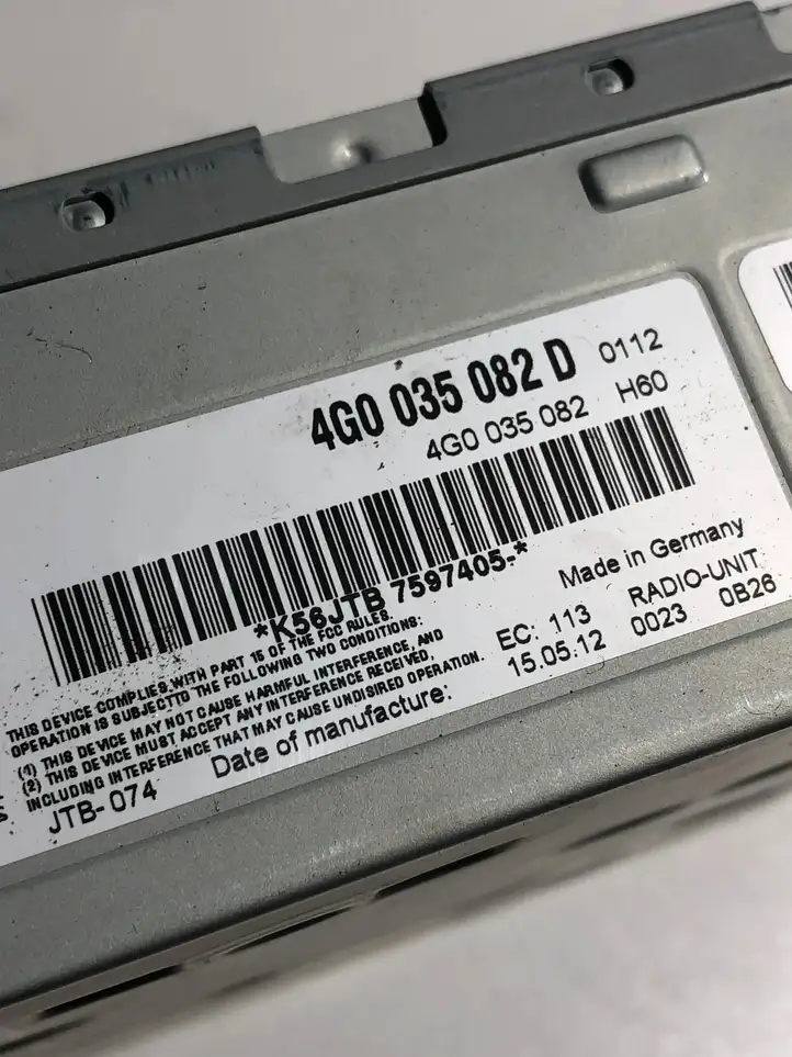 Audi A7 S7 4G (2010 - 2014) 4G0035082D Магнитола / мультимедийная система — фото 3