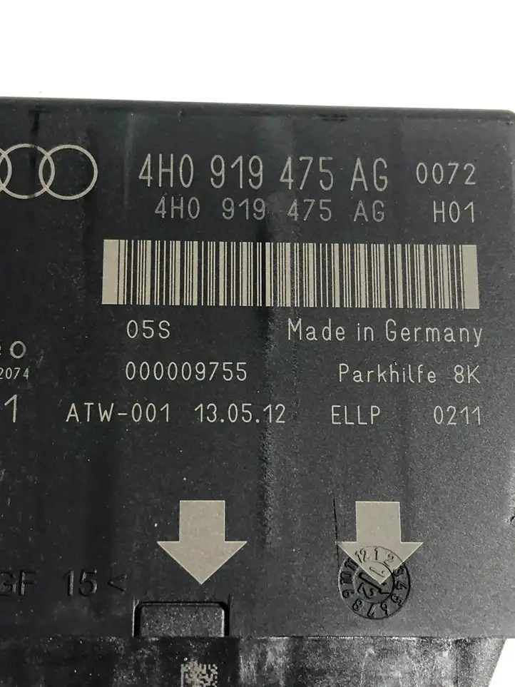Audi A7 S7 4G (2010 - 2014) 4H0919475AG Блок управления парктрониками — фото 4