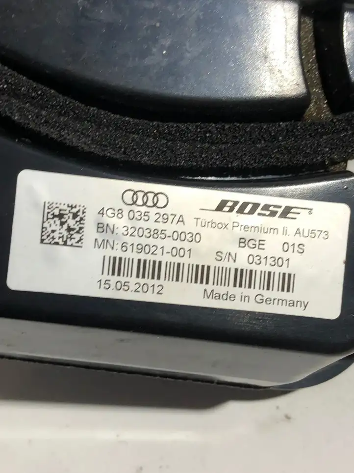 Audi A7 S7 4G (2010 - 2014) 4G8035297A Динамики передних дверей — фото 3