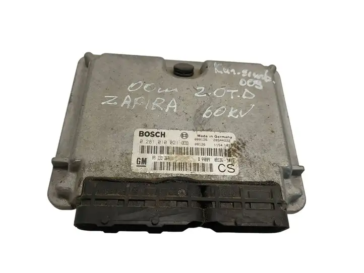 Opel Zafira A (1999 - 2003) 09133269 Блок управления двигателем (ЭБУ) — фото 1