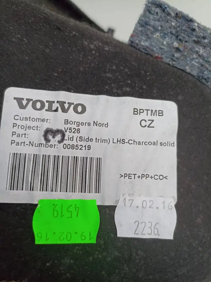Volvo XC90 (2014 - 2019) 0085219 Прочие детали салона — фото 5