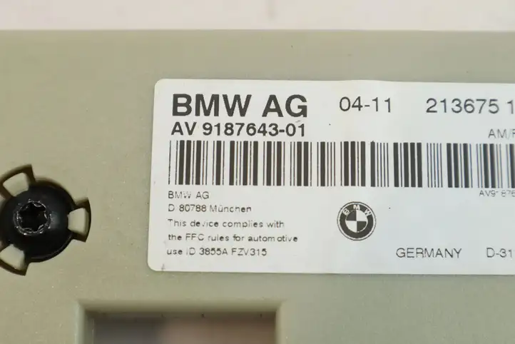 BMW 3 E92 E93 (2005 - 2014) 9187643 Усилитель антенны — фото 2