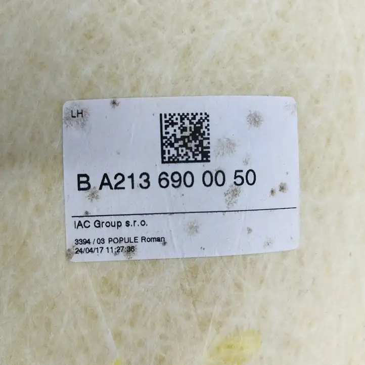 Mercedes-Benz E W213 (2016 - ) A2136900050 Потолочная обшивка — фото 6