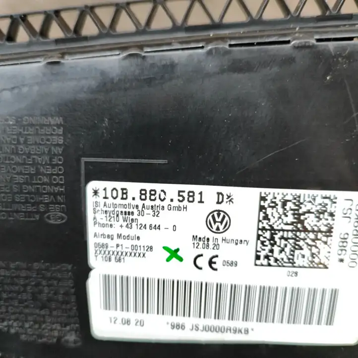 Volkswagen ID.3 (2019 - ) 10B880581D Подушка безопасности сиденья — фото 5