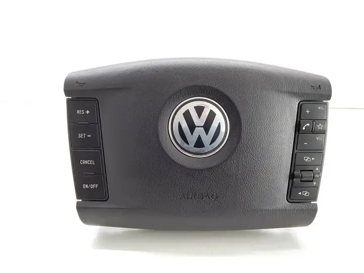 Volkswagen Touareg I (2002 - 2010) 7L6880201CT Подушка безопасности руля — фото 1
